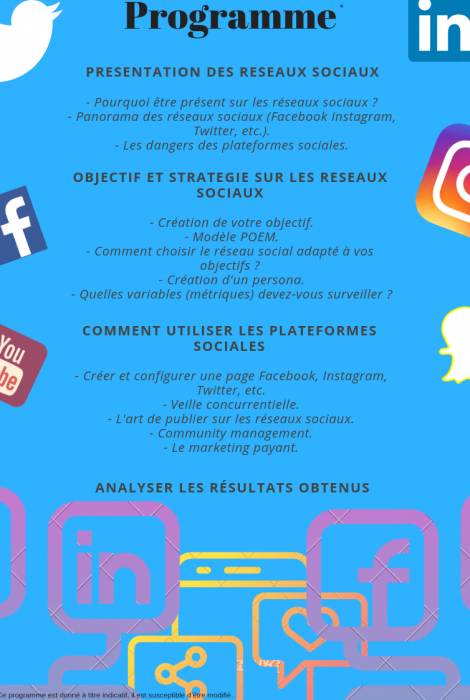 Programme Formation reseaux sociaux